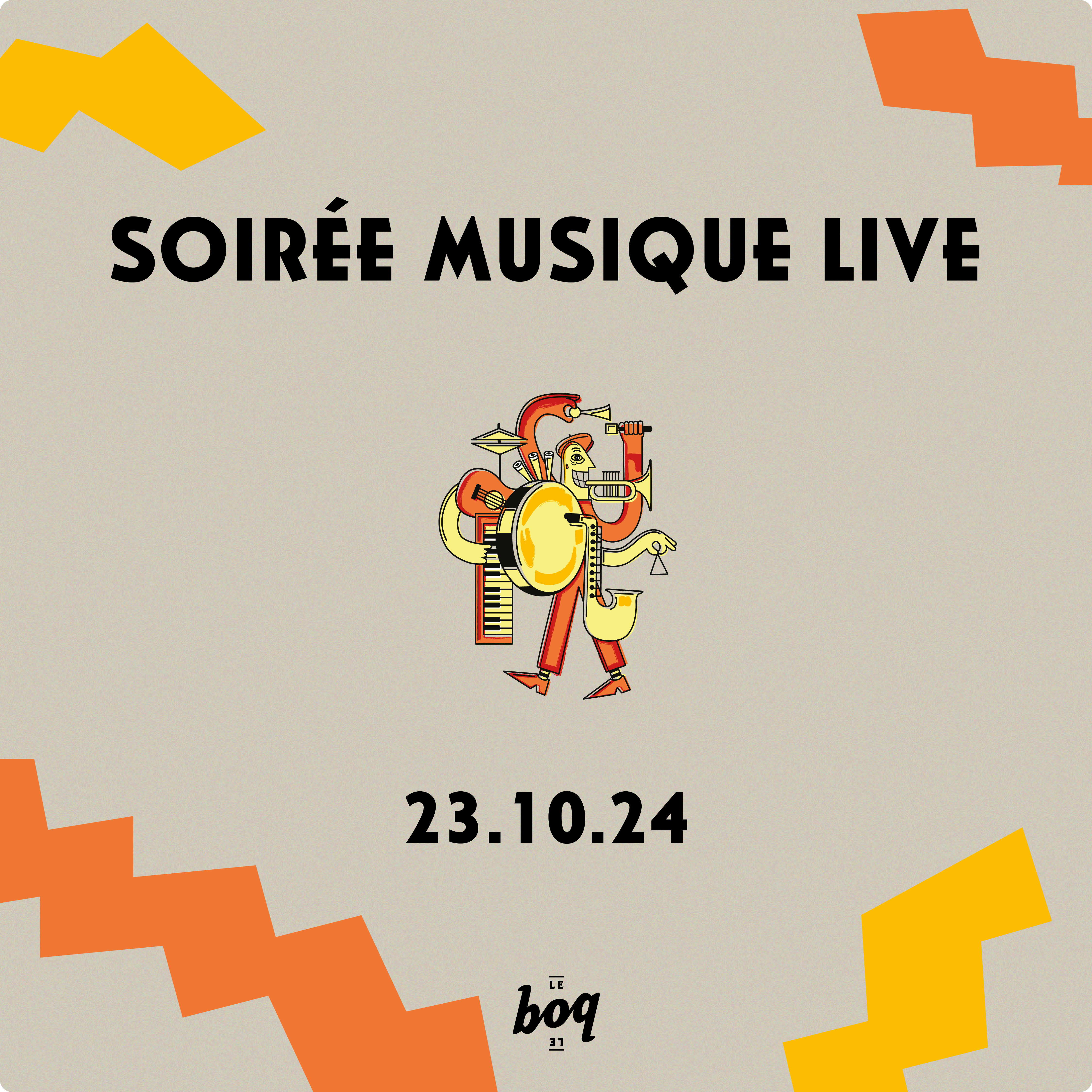 Soirée Musique Live au Boq