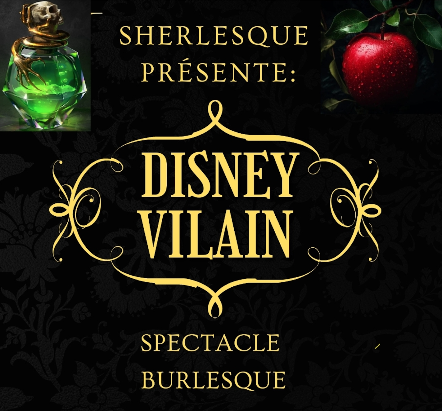 Sherlesque présente Disney Vilain au Boq