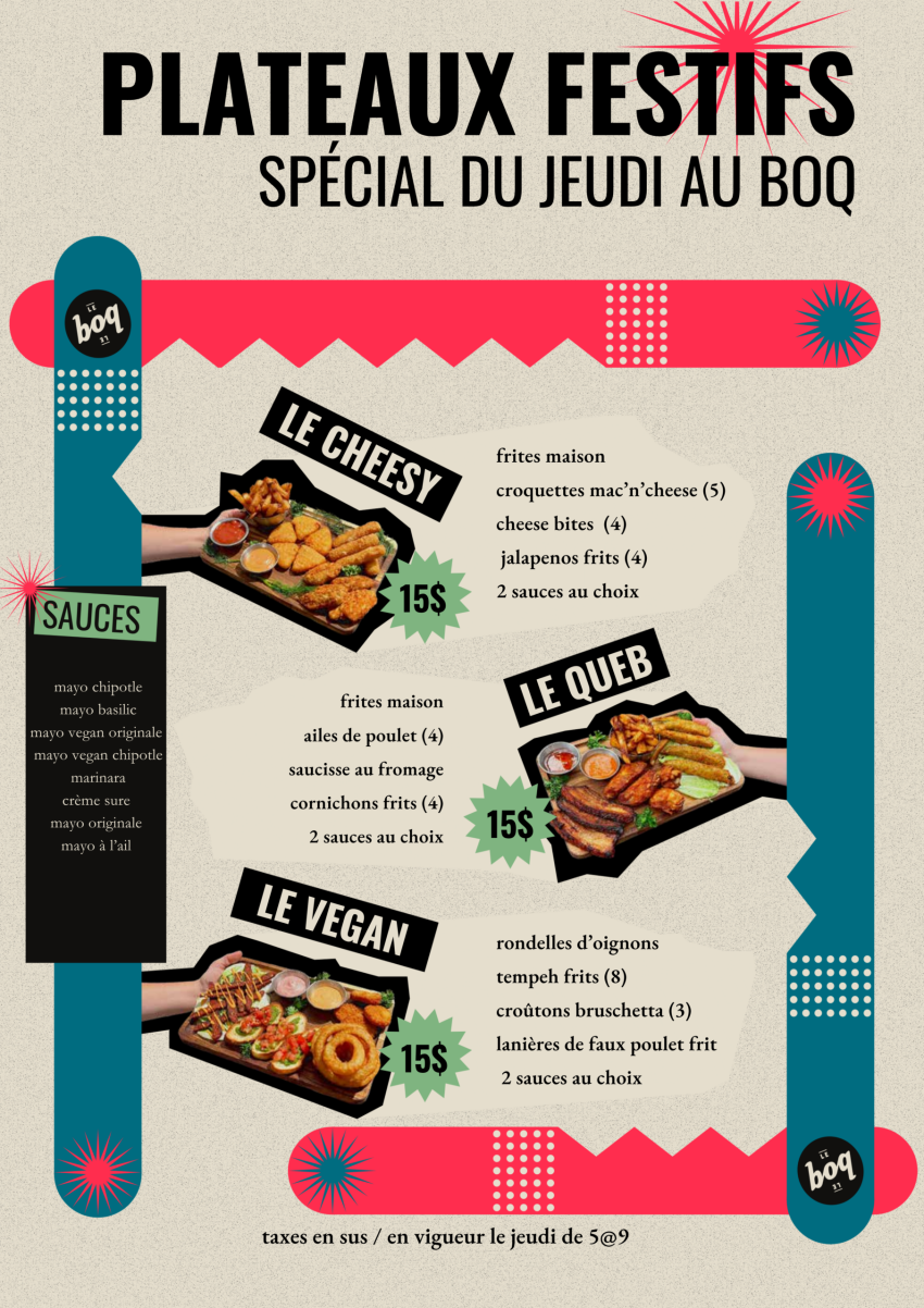 Plateaux festifs